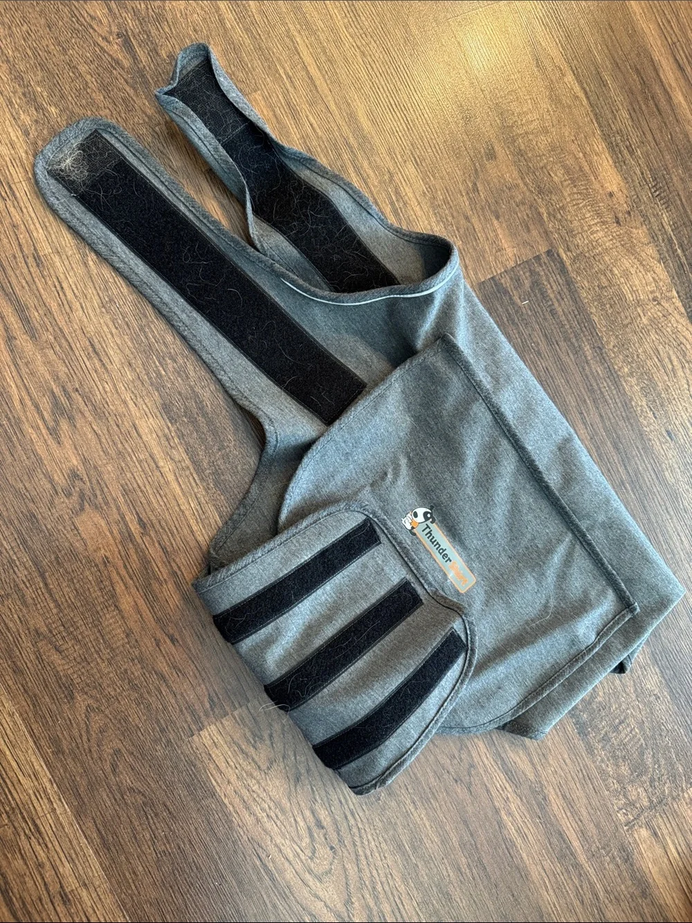 ThunderShirt Charcoal Gray Dog Shirt used for anxiety from any cause. Large